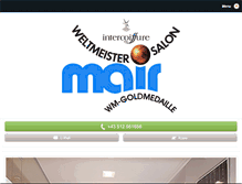 Tablet Screenshot of intercoiffeur-mair.at